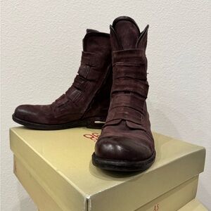 A.S.98 Women's Traver Boots in genuine Italian leather EU37
